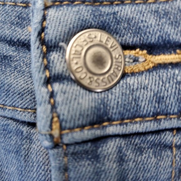 Levis Jeans Womens 27 Blue 711 Skinny Stretch Denim - Picture 9 of 13
